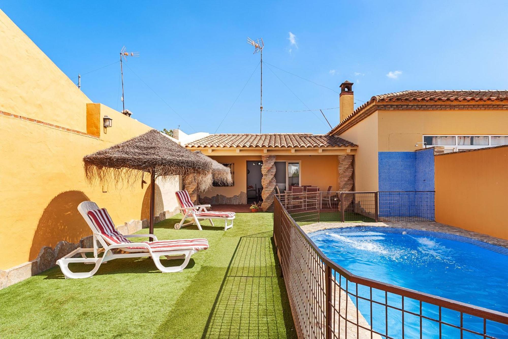 Chalet Rocio - Solo Familias Conil De La Frontera Bagian luar foto